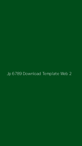 Tampilan Antarmuka Aplikasi Jp 6789 Download Template Web - 2