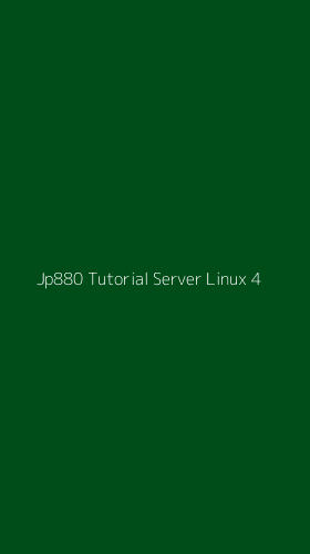 Tampilan Antarmuka Aplikasi Jp880 Tutorial Server Linux - 4