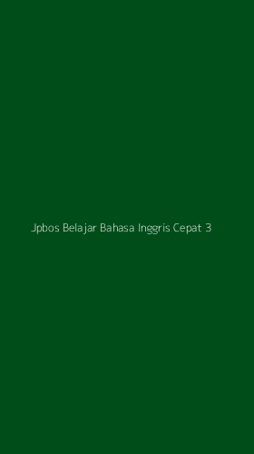 Tampilan Antarmuka Aplikasi Jpbos Belajar Bahasa Inggris Cepat - 3