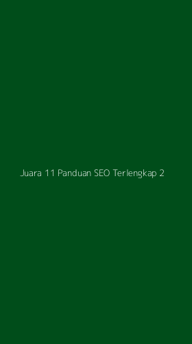 Tampilan Antarmuka Aplikasi Juara 11 Panduan Seo Terlengkap - 2