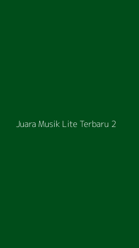 Tampilan Antarmuka Aplikasi Juara Musik Lite Terbaru - 2