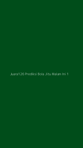 Tampilan Antarmuka Aplikasi Juara126 Prediksi Bola Jitu Malam Ini - 1