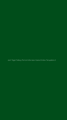 Tampilan Antarmuka Aplikasi Judi Togel Sidney Portal Informasi Game Online Terupdate - 2