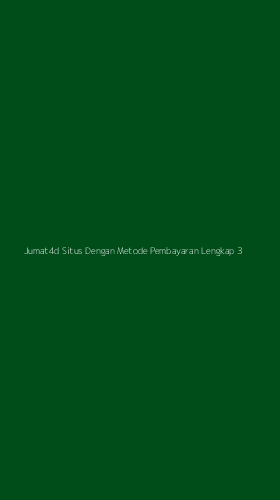 Tampilan Antarmuka Aplikasi Jumat4d Situs Dengan Metode Pembayaran Lengkap - 3
