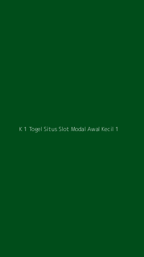Tampilan Antarmuka Aplikasi K 1 Togel Situs Slot Modal Awal Kecil - 1