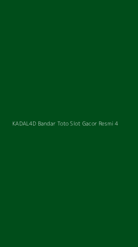 Tampilan Antarmuka Aplikasi Kadal4d Bandar Toto Slot Gacor Resmi - 4