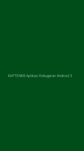 Tampilan Antarmuka Aplikasi Kapten69 Aplikasi Kebugaran Android - 3