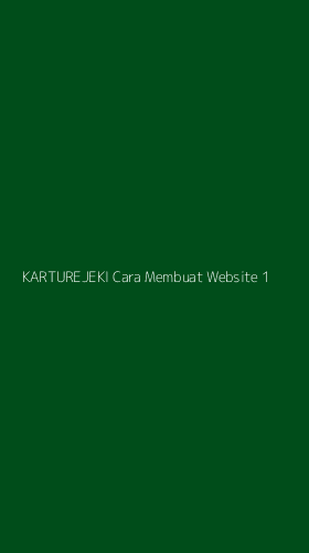 Tampilan Antarmuka Aplikasi Karturejeki Cara Membuat Website - 1