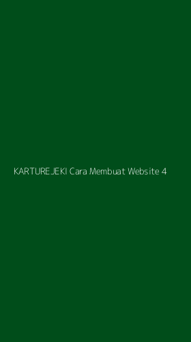 Tampilan Antarmuka Aplikasi Karturejeki Cara Membuat Website - 4