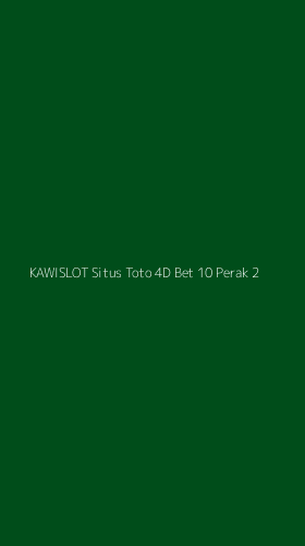Tampilan Antarmuka Aplikasi Kawislot Situs Toto 4d Bet 10 Perak - 2