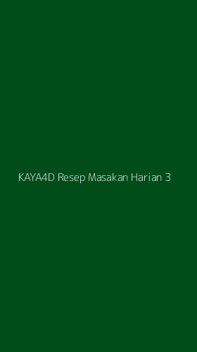 Tampilan Antarmuka Aplikasi Kaya4d Resep Masakan Harian - 3