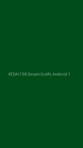 Tampilan Antarmuka Aplikasi Kedai138 Desain Grafis Android - 1