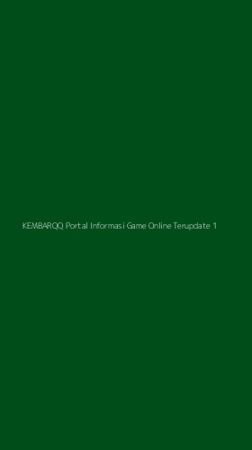 Tampilan Antarmuka Aplikasi Kembarqq Portal Informasi Game Online Terupdate - 1