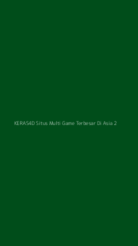 Tampilan Antarmuka Aplikasi Keras4d Situs Multi Game Terbesar Di Asia - 2