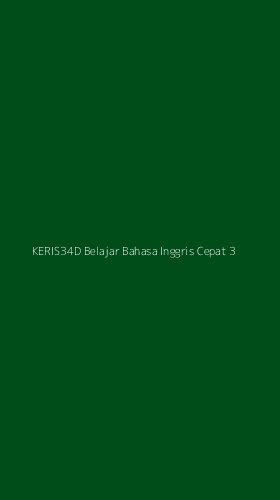 Tampilan Antarmuka Aplikasi Keris34d Belajar Bahasa Inggris Cepat - 3