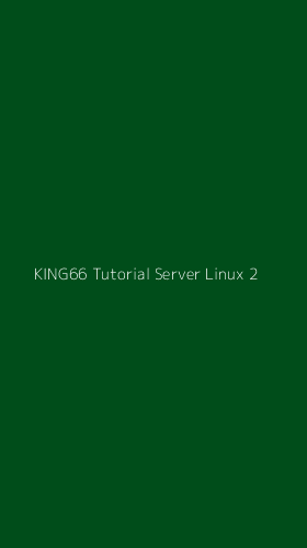 Tampilan Antarmuka Aplikasi King66 Tutorial Server Linux - 2