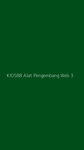 Tampilan Antarmuka Aplikasi Kios88 Alat Pengembang Web - 3