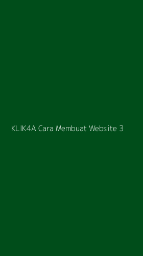 Tampilan Antarmuka Aplikasi Klik4a Cara Membuat Website - 3