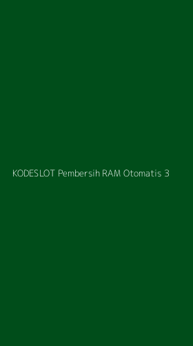 Tampilan Antarmuka Aplikasi Kodeslot Pembersih Ram Otomatis - 3