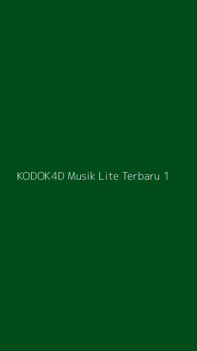 Tampilan Antarmuka Aplikasi Kodok4d Musik Lite Terbaru - 1