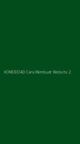 Tampilan Antarmuka Aplikasi Komodo4d Cara Membuat Website - 2