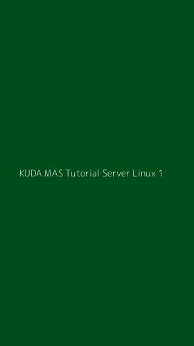 Tampilan Antarmuka Aplikasi Kuda Mas Tutorial Server Linux - 1