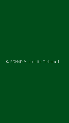 Tampilan Antarmuka Aplikasi Kupon4d Musik Lite Terbaru - 1