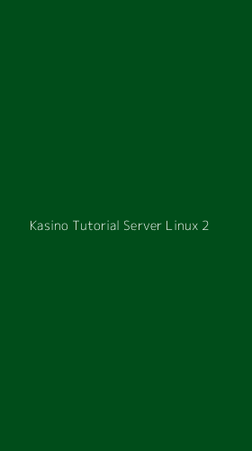 Tampilan Antarmuka Aplikasi Kasino Tutorial Server Linux - 2