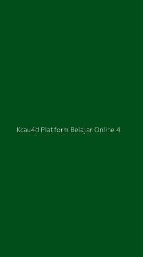Tampilan Antarmuka Aplikasi Kcau4d Platform Belajar Online - 4