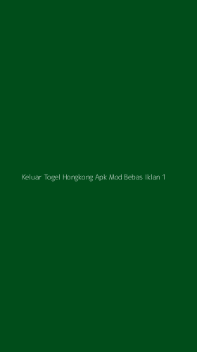 Tampilan Antarmuka Aplikasi Keluar Togel Hongkong Apk Mod Bebas Iklan - 1