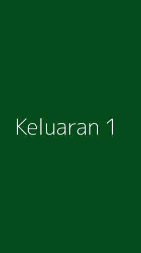 Tampilan Antarmuka Aplikasi Keluaran - 1