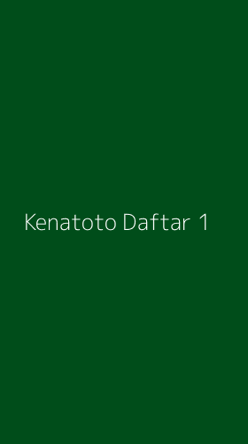 Tampilan Antarmuka Aplikasi Kenatoto Daftar - 1