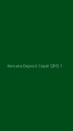 Tampilan Antarmuka Aplikasi Kencana Deposit Cepat Qris - 1