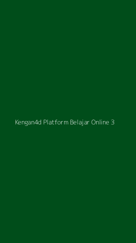Tampilan Antarmuka Aplikasi Kengan4d Platform Belajar Online - 3