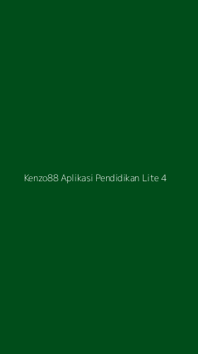 Tampilan Antarmuka Aplikasi Kenzo88 Aplikasi Pendidikan Lite - 4