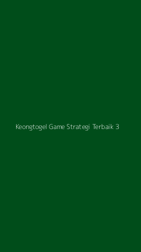 Tampilan Antarmuka Aplikasi Keongtogel Game Strategi Terbaik - 3