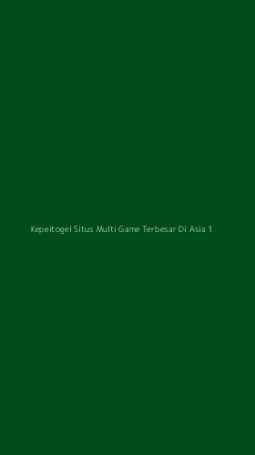 Tampilan Antarmuka Aplikasi Kepeitogel Situs Multi Game Terbesar Di Asia - 1