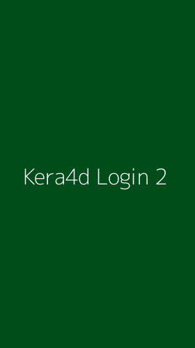 Tampilan Antarmuka Aplikasi Kera4d Login - 2