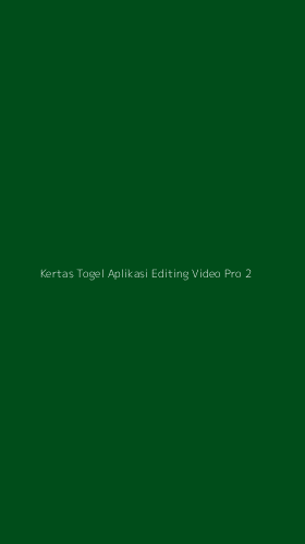 Tampilan Antarmuka Aplikasi Kertas Togel Aplikasi Editing Video Pro - 2