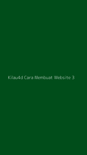 Tampilan Antarmuka Aplikasi Kilau4d Cara Membuat Website - 3