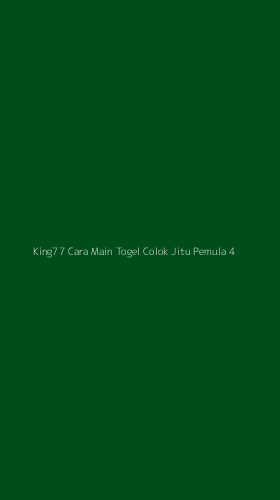 Tampilan Antarmuka Aplikasi King77 Cara Main Togel Colok Jitu Pemula - 4