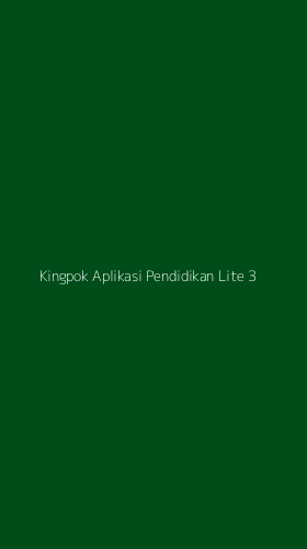 Tampilan Antarmuka Aplikasi Kingpok Aplikasi Pendidikan Lite - 3