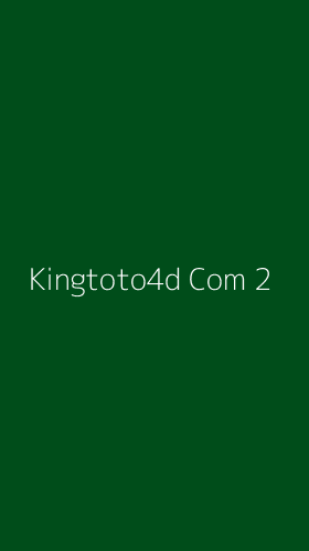 Tampilan Antarmuka Aplikasi Kingtoto4d Com - 2