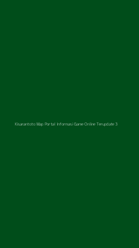 Tampilan Antarmuka Aplikasi Kisarantoto Wap Portal Informasi Game Online Terupdate - 3