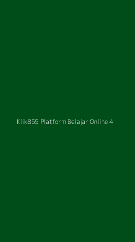 Tampilan Antarmuka Aplikasi Klik855 Platform Belajar Online - 4