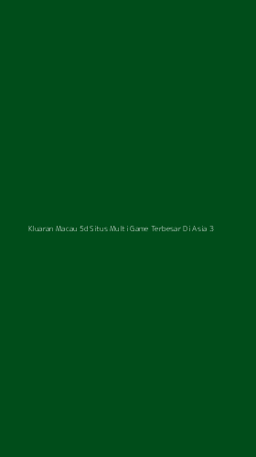 Tampilan Antarmuka Aplikasi Kluaran Macau 5d Situs Multi Game Terbesar Di Asia - 3