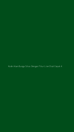 Tampilan Antarmuka Aplikasi Kode Alam Bunga Situs Dengan Fitur Live Chat Cepat - 4
