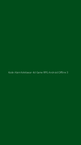 Tampilan Antarmuka Aplikasi Kode Alam Kelelawar 4d Game Rpg Android Offline - 3