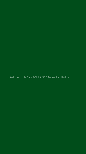 Tampilan Antarmuka Aplikasi Koicuan Login Data Sgp Hk Sdy Terlengkap Hari Ini - 1