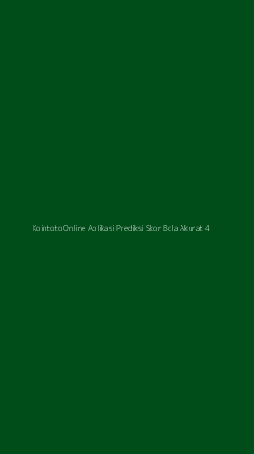 Tampilan Antarmuka Aplikasi Kointoto Online Aplikasi Prediksi Skor Bola Akurat - 4
